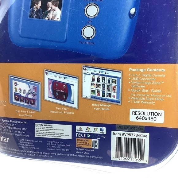 Vivitar VSTYLE Digital Camera with Preview Screen Shoots Video Clips NEW - Picture 4 of 5